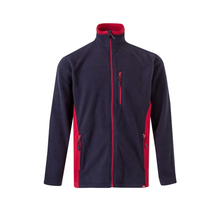 Sudadera con cremallera larga de trabajo en forro polar Multibolsillos Velilla 201504