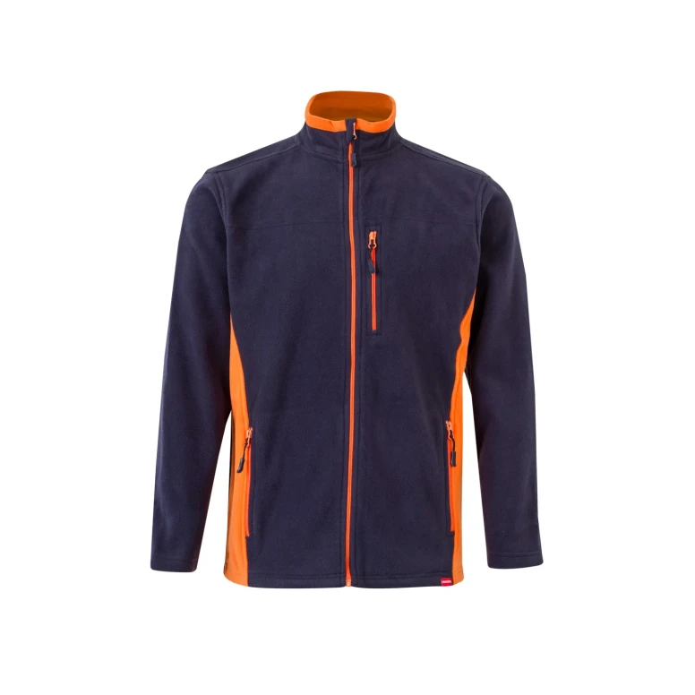 Sudadera con cremallera larga de trabajo en forro polar Multibolsillos Velilla 201504