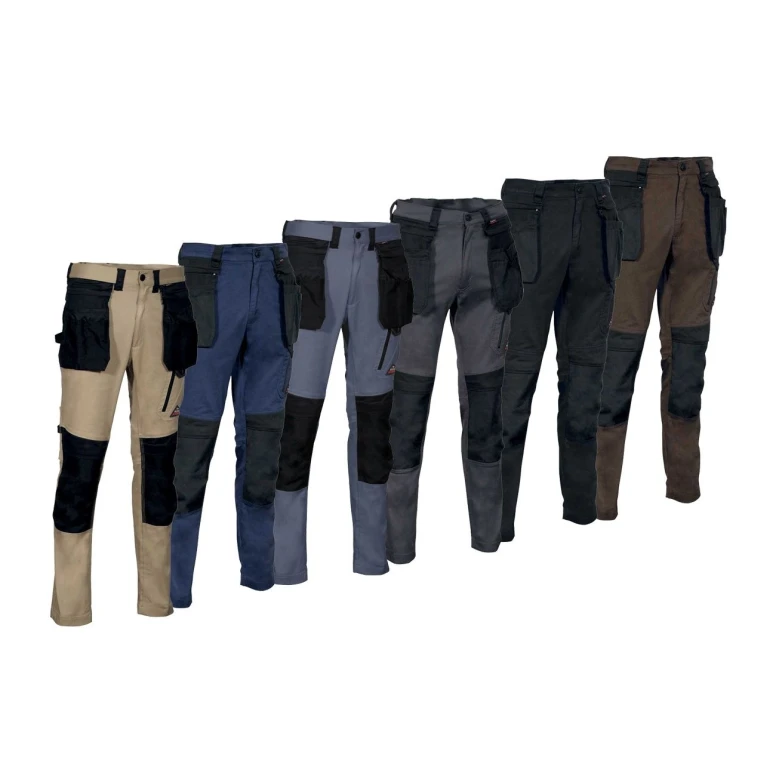 Pantalones de trabajo Multibolsillos Stretch Cofra Kudus V568-0-00