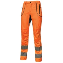 Pantalones de trabajo Softshell Elásticos Stretch Alta Visibilidad Multibolsillos U-Power Ren HL186OF