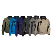 Chaqueta de trabajo Multibolsillos Cofra Bruxelles 100% Algodón Canvas V050-0-00