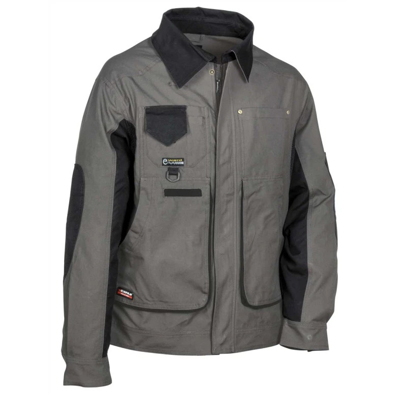 Chaqueta de trabajo Multibolsillos Cofra Bruxelles 100% Algodón Canvas V050-0-00