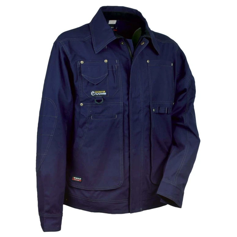 Chaqueta de trabajo Multibolsillos Cofra Bruxelles 100% Algodón Canvas V050-0-00