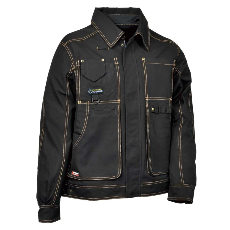 Chaqueta de trabajo Multibolsillos Cofra Bruxelles 100% Algodón Canvas V050-0-00