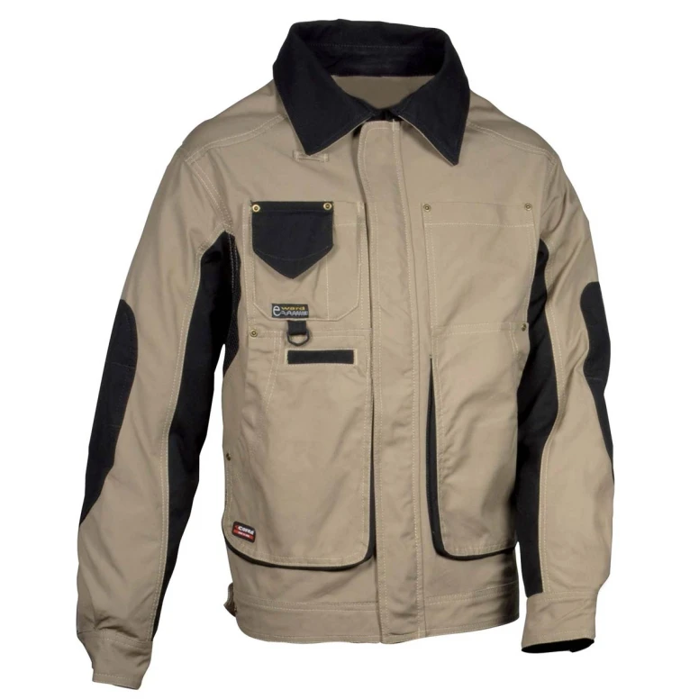 Chaqueta de trabajo Multibolsillos Cofra Bruxelles 100% Algodón Canvas V050-0-00