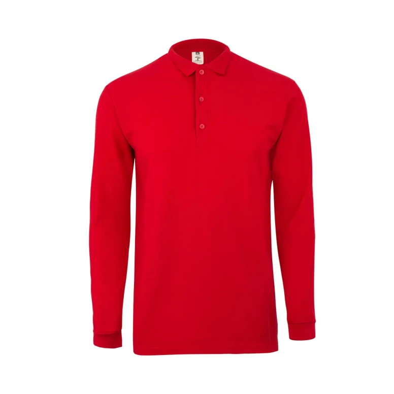 Polo de manga larga Unisex de trabajo Velilla Clifton MK242CV