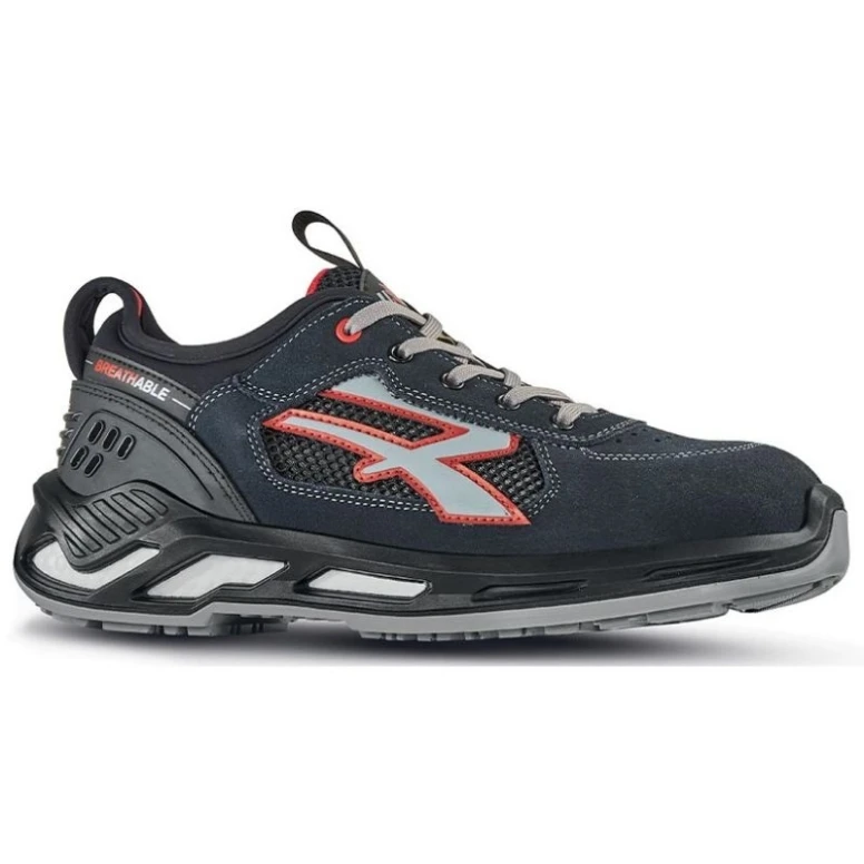 Zapatos de seguridad U-power Gang S1P SRC ESD | Línea Rojo 360 RS20076