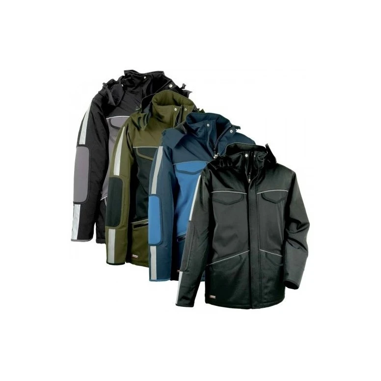 Chaqueta acolchada de trabajo Stretch Multibolsillos Cofra St. Moritz V098-0-00