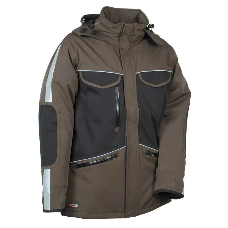 Chaqueta acolchada de trabajo Stretch Multibolsillos Cofra St. Moritz V098-0-00