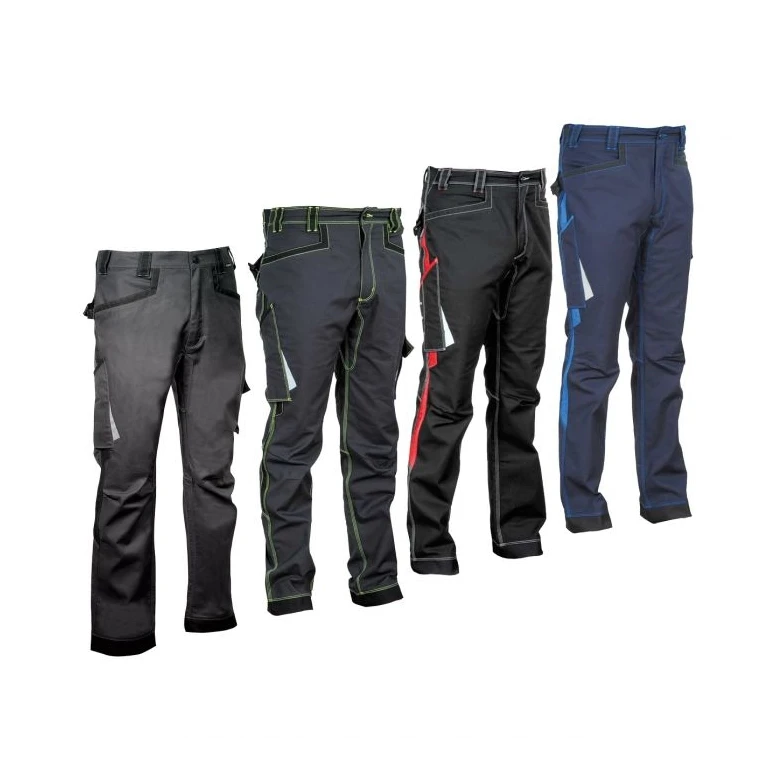 Pantalones de trabajo Elásticos Stretch Multibolsillos Cofra Barrerio V487-0-04