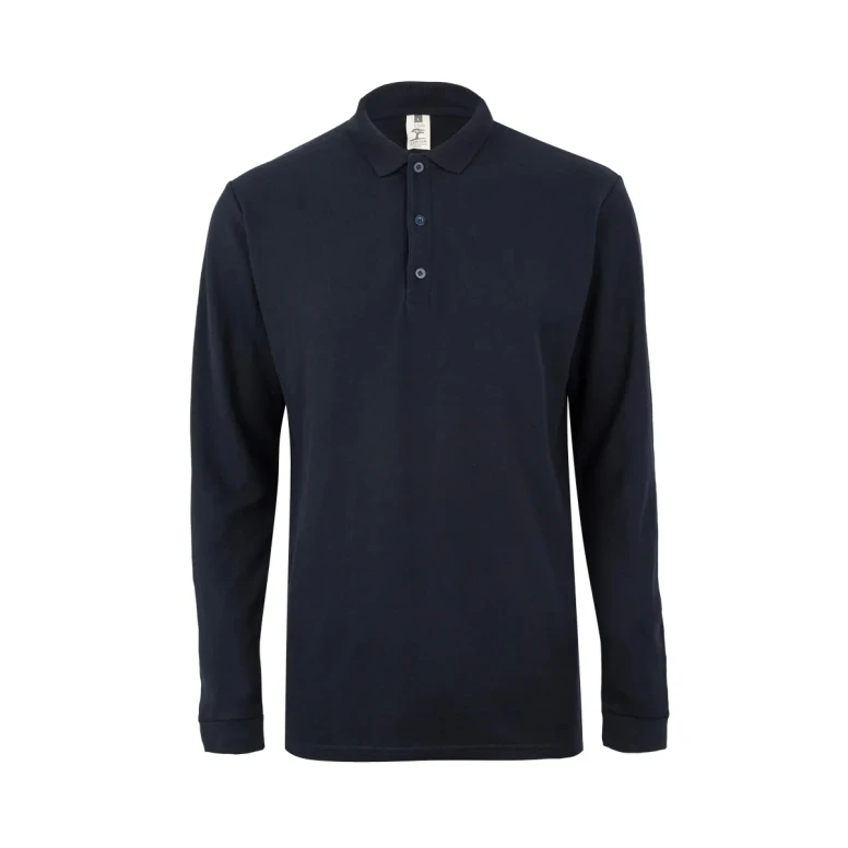 Polo de manga larga Unisex de trabajo Velilla Clifton MK242CV