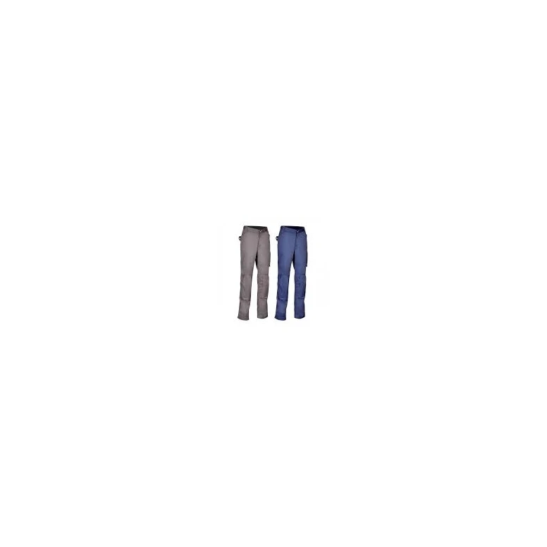 Liquidación total - Pantalón de trabajo Multibolsillos Cofra Rabat Woman V423-0-04 Talla L color marino