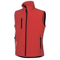 Liquidación total - Chaleco de trabajo Softshell Stretch Elástico U-Power Climb DW025BC color negro carbón Talla 3XL