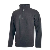 Liquidación total - Sudadera de trabajo U-Power Workwear en forro polar Bering EY143BC Color Azul profundo Talla 2xl