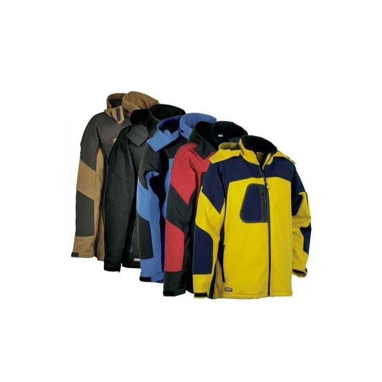 Chaqueta con capucha de trabajo Softshell elástica stretch Cofra Sweden V101-0-00