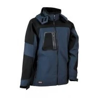 Chaqueta con capucha de trabajo Softshell elástica stretch Cofra Sweden V101-0-00