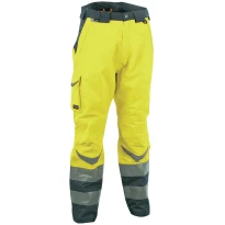 Liquidación total - Pantalón de trabajo Alta visibilidad Cofra Safe V025-0-00 número 50 color amarillo