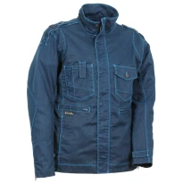 Liquidación total - Chaqueta de trabajo elástica stretch Multibolsillos Cofra Molinos V467-0-02 Talla 56 Color marino celeste