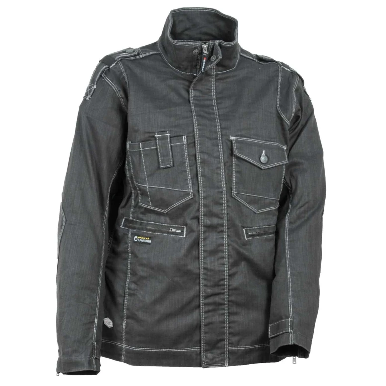 Liquidación total - Chaqueta de trabajo Stretch Elástica Multibolsillos Cofra Molinos V467-0-02 número 56 color marino celeste