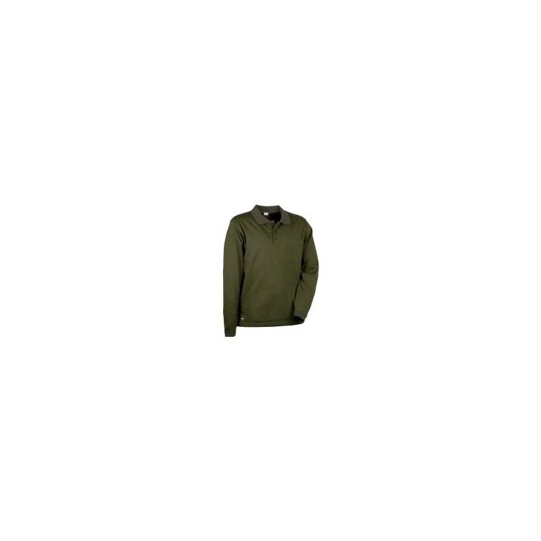 Liquidación total - Polo de trabajo Cofra Luxembourg 100% algodón Piquet V035-0-02 Talla XL color marino celeste