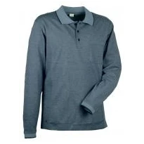 Liquidación total - Polo de trabajo Cofra Luxembourg 100% algodón Piquet V035-0-02 Talla M color antracita negro