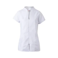 Blusa sanitaria de manga corta de trabajo Multibolsillos Velilla Mujer 535202