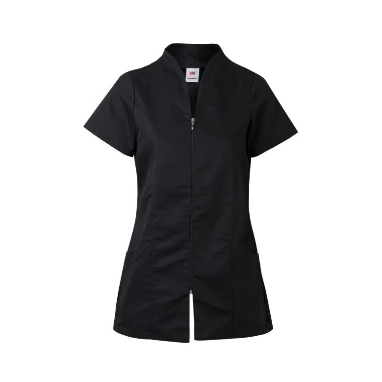 Blusa sanitaria de manga corta de trabajo Multibolsillos Velilla Mujer 535202
