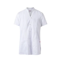 Blusa sanitaria de manga corta de trabajo Multibolsillos Velilla Mujer 535203