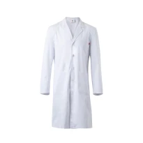 Bata sanitaria de trabajo cerrada con botones Multibolsillos Velilla 539001