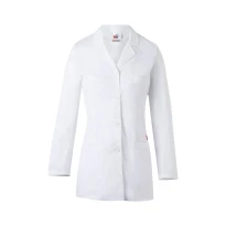 Bata sanitaria corta de trabajo Elástico Multibolsillos Velilla Mujer 539009S