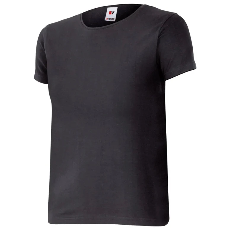 Camiseta de cuello redondo de trabajo 100% Algodón Velilla Mujer 405501