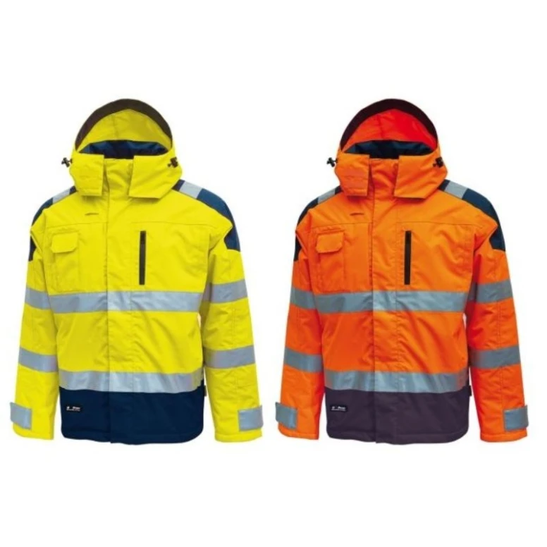 Cazadora de trabajo Alta Visibilidad Impermeable Multibolsillos U-Power Defender HL161YF