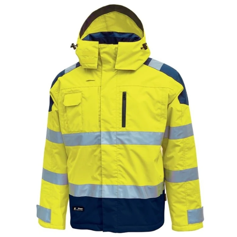 Cazadora de trabajo Alta Visibilidad Impermeable Multibolsillos U-Power Defender HL161YF