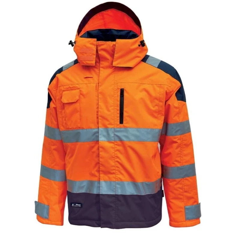 Cazadora de trabajo Alta Visibilidad Impermeable Multibolsillos U-Power Defender HL161YF