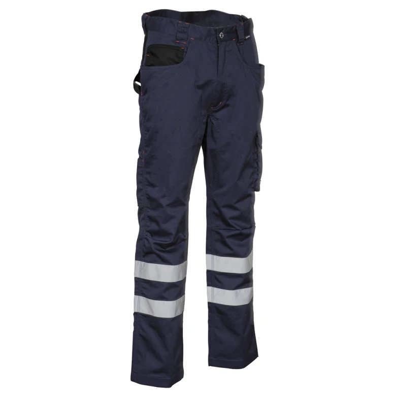 Liquidación total - Pantalón de trabajo Multibolsillos Cofra Pincers V069-0-02 número 56 color marino/negro