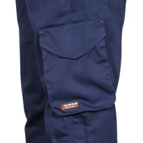 Liquidación total - Pantalón de trabajo Multibolsillos Cofra Pincers V069-0-02 número 56 color marino/negro