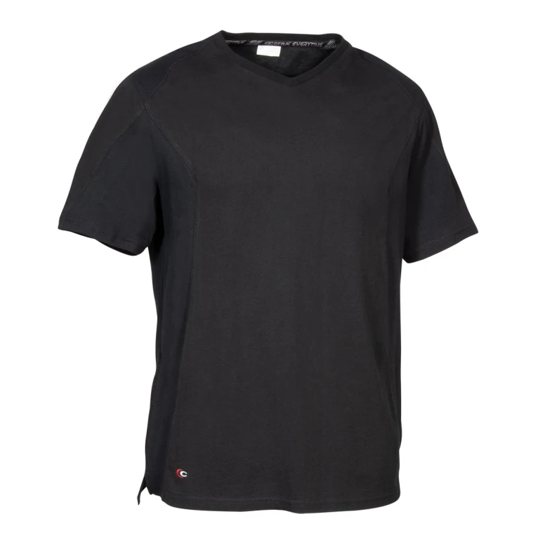 Liquidación total - Camiseta de trabajo Cofra Azagra 100% algodón V569-0-02 Talla M color antracita/negro