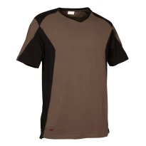 Liquidación total - Camiseta de trabajo Cofra Azagra 100% algodón V569-0-02 Talla M color antracita/negro