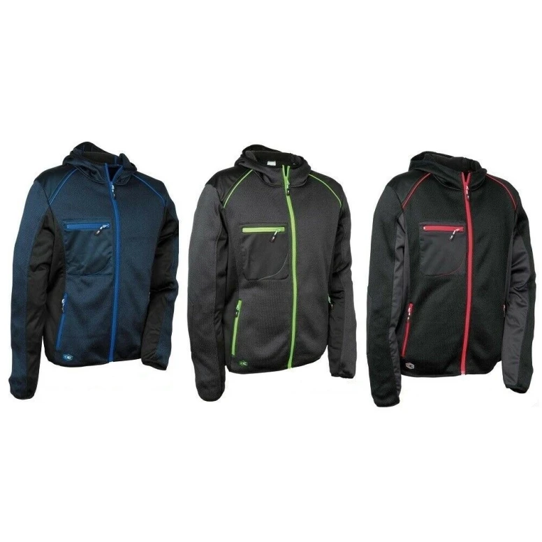 Chaqueta con capucha de trabajo Cofra Uchami con interior de forro polar V376-0-02