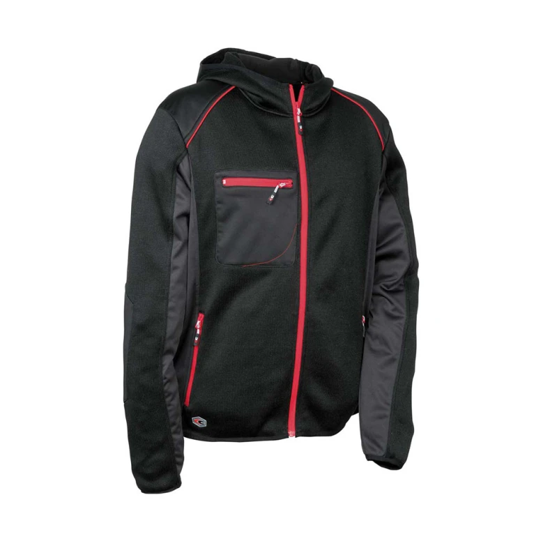 Chaqueta con capucha de trabajo Cofra Uchami con interior de forro polar V376-0-02