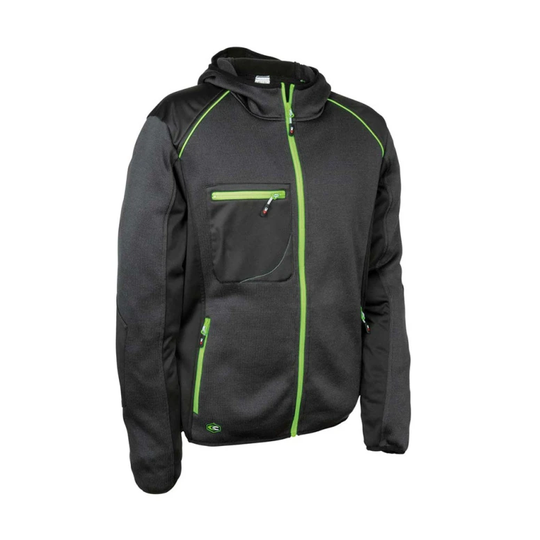 Chaqueta con capucha de trabajo Cofra Uchami con interior de forro polar V376-0-02