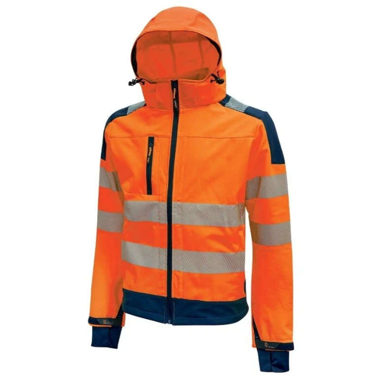 Chaqueta de trabajo Softshell Elástica Stretch Alta Visibilidad U-Power Miky HL169YF