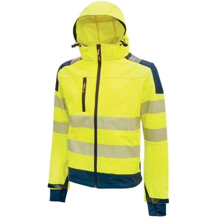 Chaqueta de trabajo Softshell Elástica Stretch Alta Visibilidad U-Power Miky HL169YF
