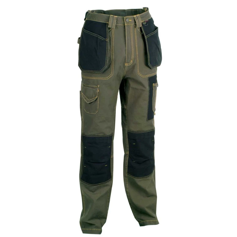 Pantalones de trabajo Cofra Multibolsillos Rotterdam 100% Algodón Canvas V051-0-00