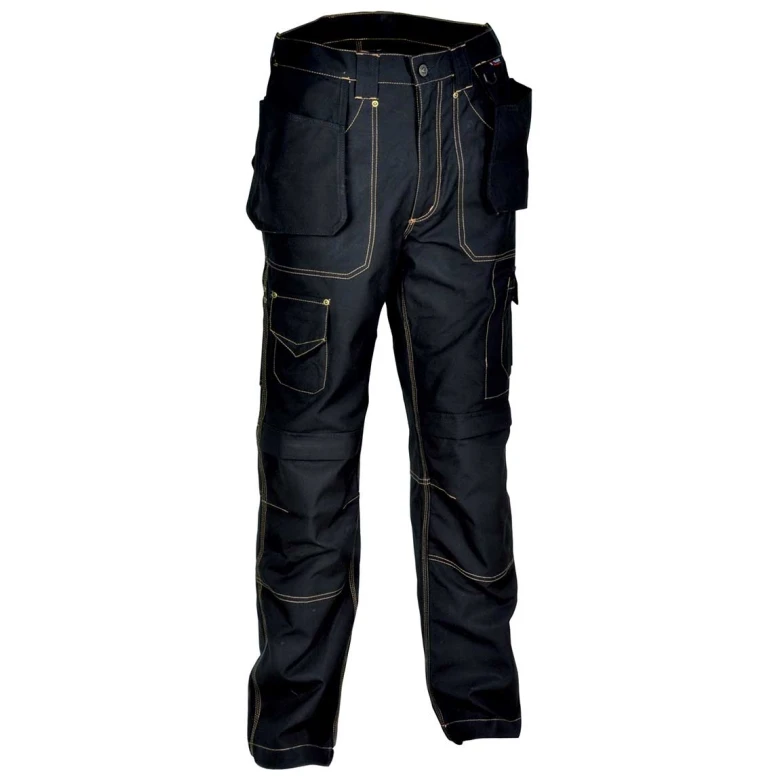 Pantalones de trabajo Cofra Multibolsillos Rotterdam 100% Algodón Canvas V051-0-00