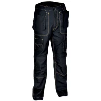 Pantalones de trabajo Cofra Multibolsillos Rotterdam 100% Algodón Canvas V051-0-00