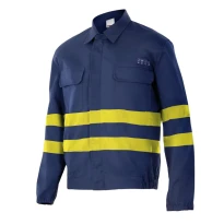 Chaqueta de trabajo Alta visibilidad Ignífuga Antiestática Velilla 606002