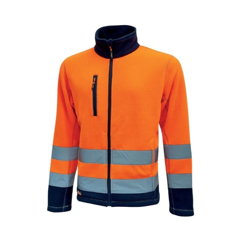 Liquidación total - Chaqueta de trabajo U-Power Workwear de forro polar Boing HL207YF color Amarillo Flúor Talla 2XL