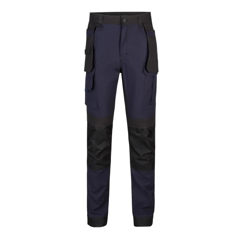 Pantalón bicolor de trabajo Elástico Multibolsillos Velilla 103019S