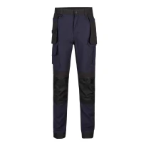 Pantalón bicolor de trabajo Elástico Multibolsillos Velilla 103019S